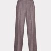 EsQualo - Trousers fancy strass - Merlot