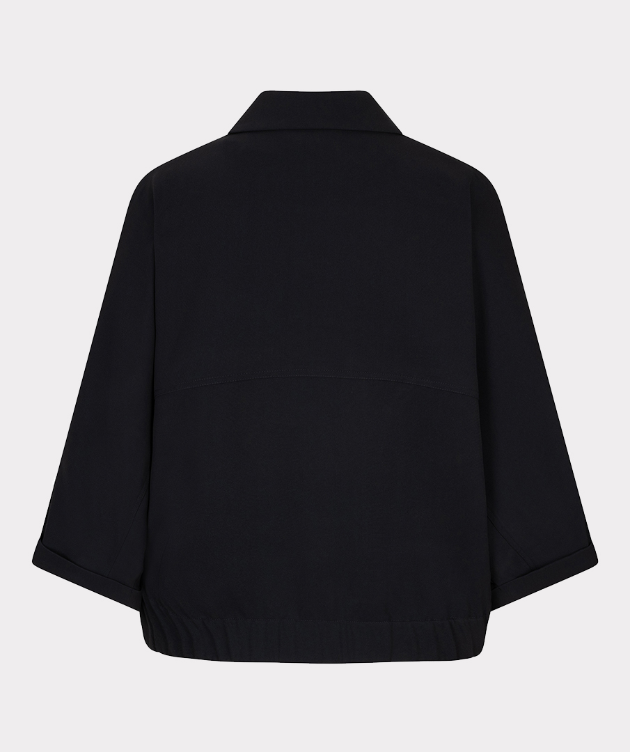 EsQualo - Blouse acetate - Dark Grey
