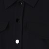 EsQualo - Blouse acetate - Dark Grey