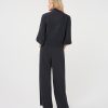 EsQualo - Blouse acetate - Dark Grey