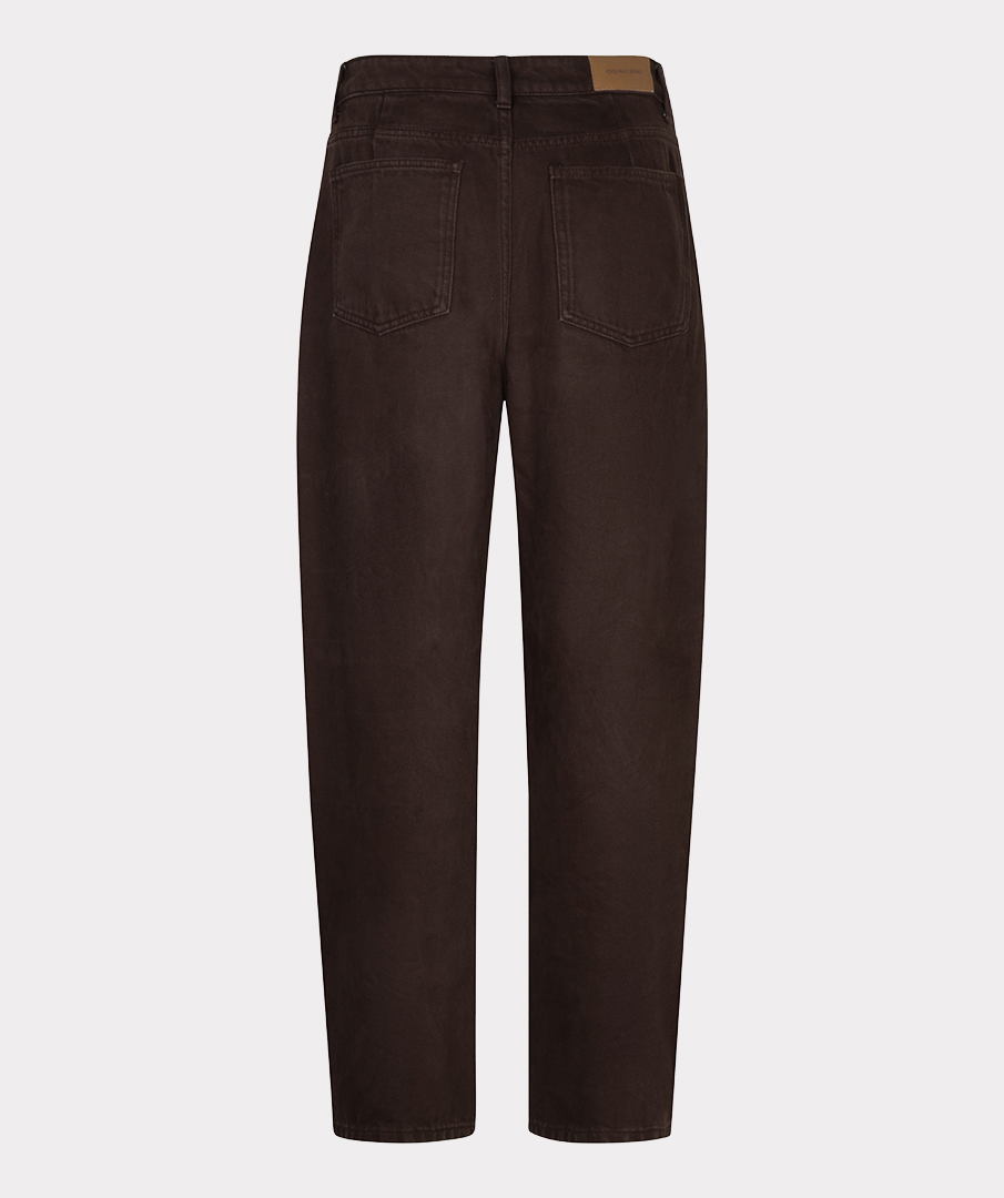 EsQualo - Trousers barrel jeans cacao - Cacao