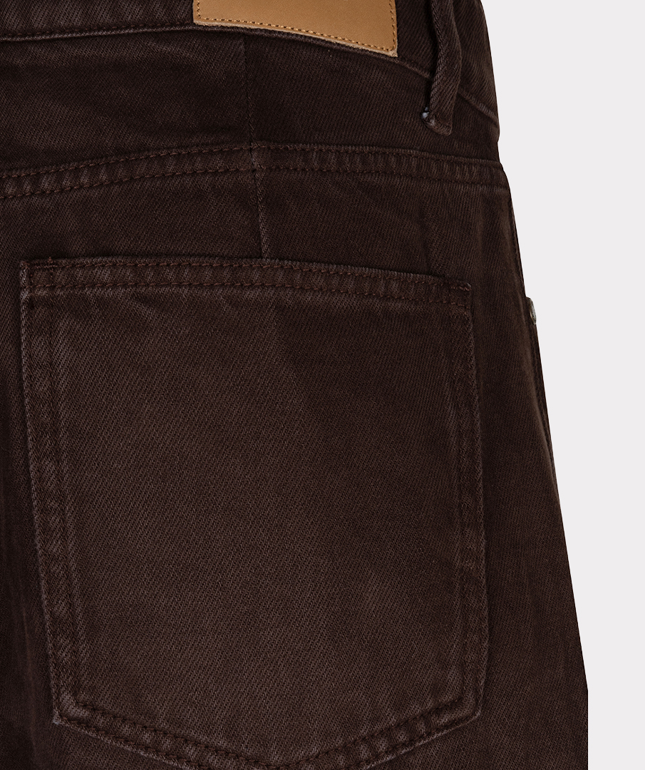 EsQualo - Trousers barrel jeans cacao - Cacao