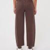 EsQualo - Trousers barrel jeans cacao - Cacao