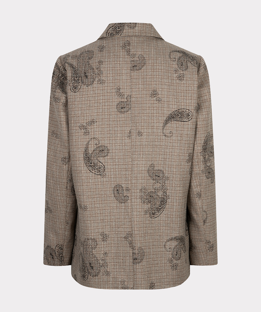 EsQualo - Blazer paisley check - Print