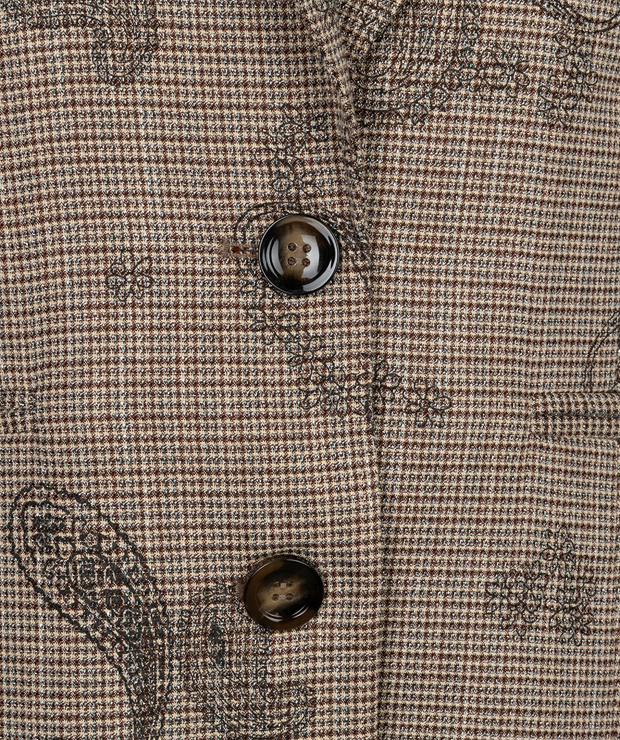 EsQualo - Blazer paisley check - Print