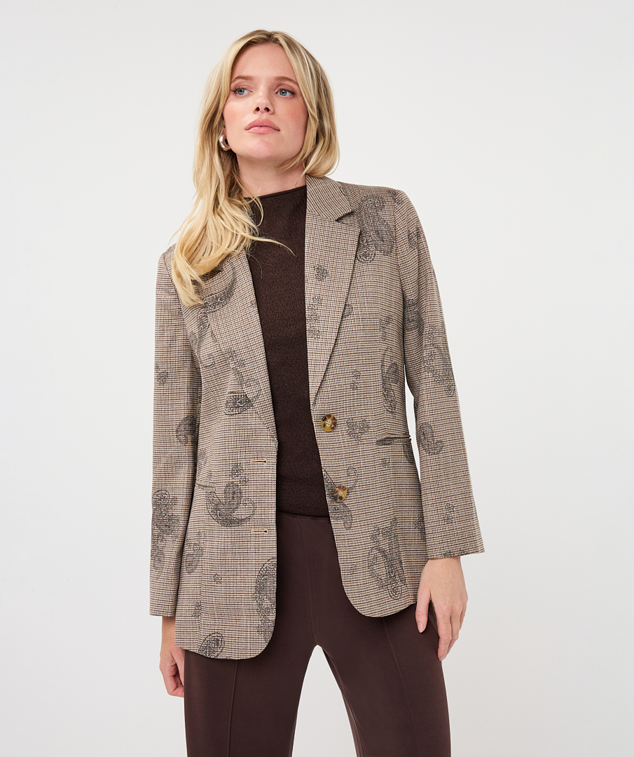 EsQualo - Blazer paisley check - Print