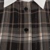 EsQualo - Blouse short check strass - Print