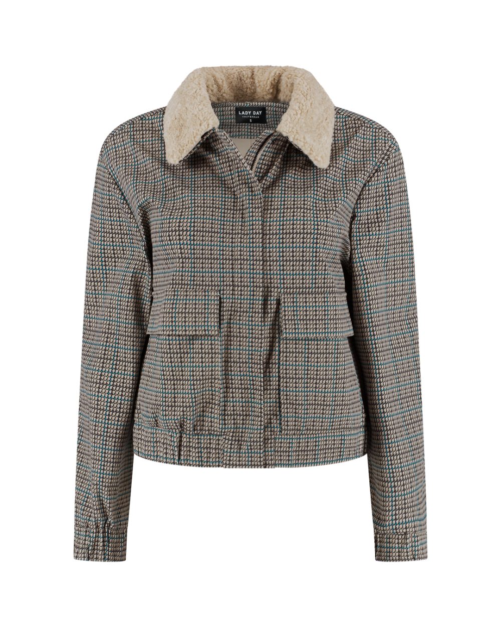 Lady Day - Georgia Travel Jacket - Marin check print