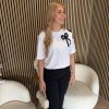 Mi Piace - T-Shirt Bow - White