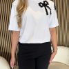 Mi Piace - T-Shirt Bow - White