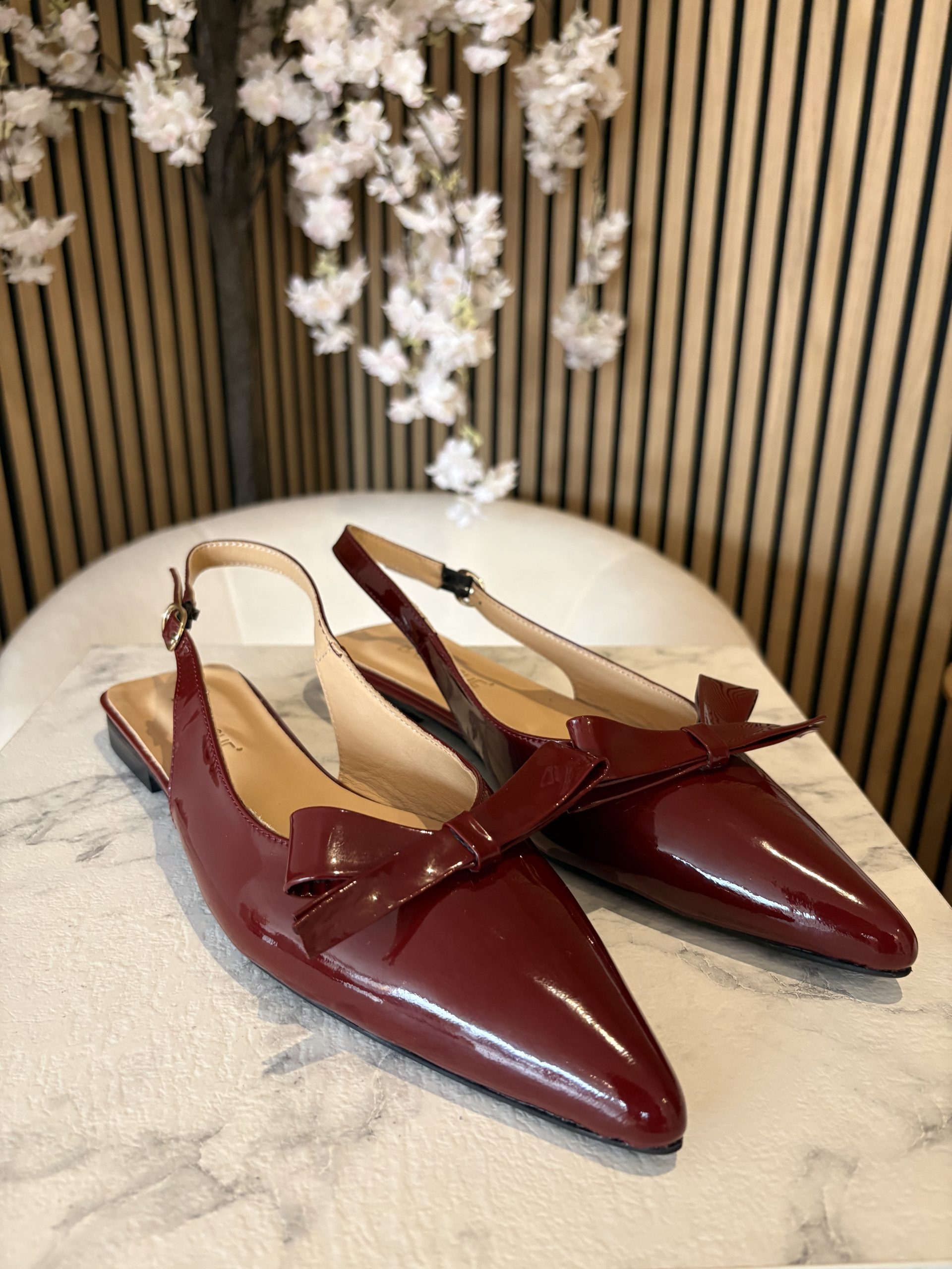Babouche - Fien - Light Bordo