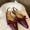 Babouche - Fien - Light Bordo