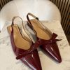 Babouche - Fien - Light Bordo