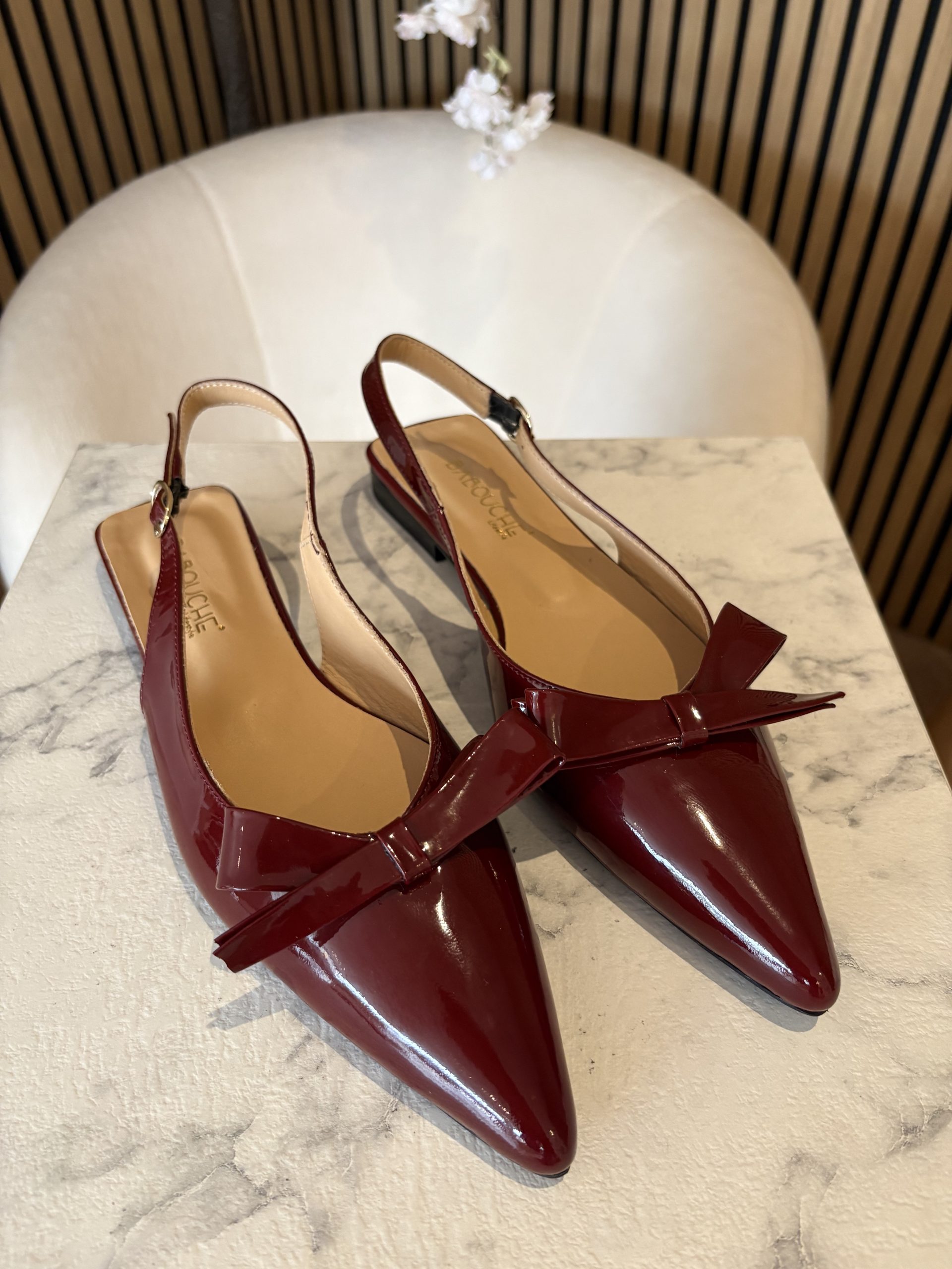 Babouche - Fien - Light Bordo