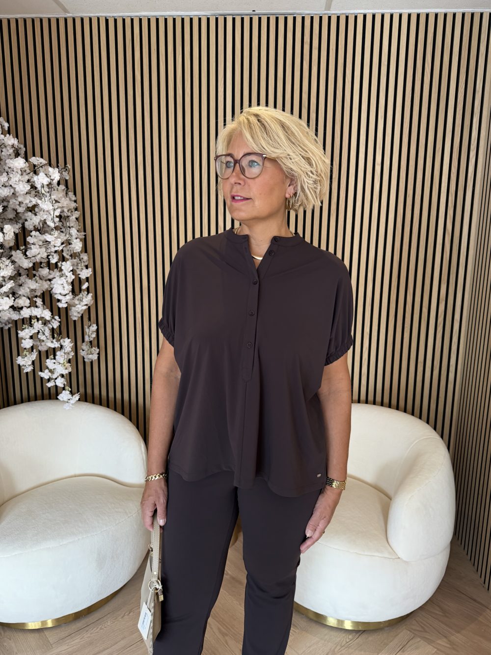 Lady Day - Silver Top - Dark Brown
