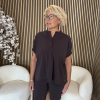 Lady Day - Silver Top - Dark Brown