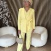 Mi Piace - Blazer Belted - Lemon Yellow