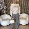 Lady Day – Sunday melange Sweater – Vanilla melange