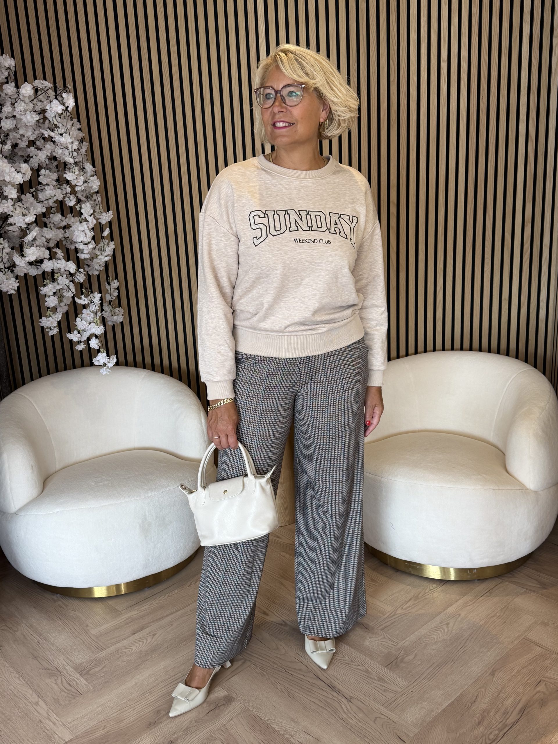 Lady Day – Sunday melange Sweater – Vanilla melange