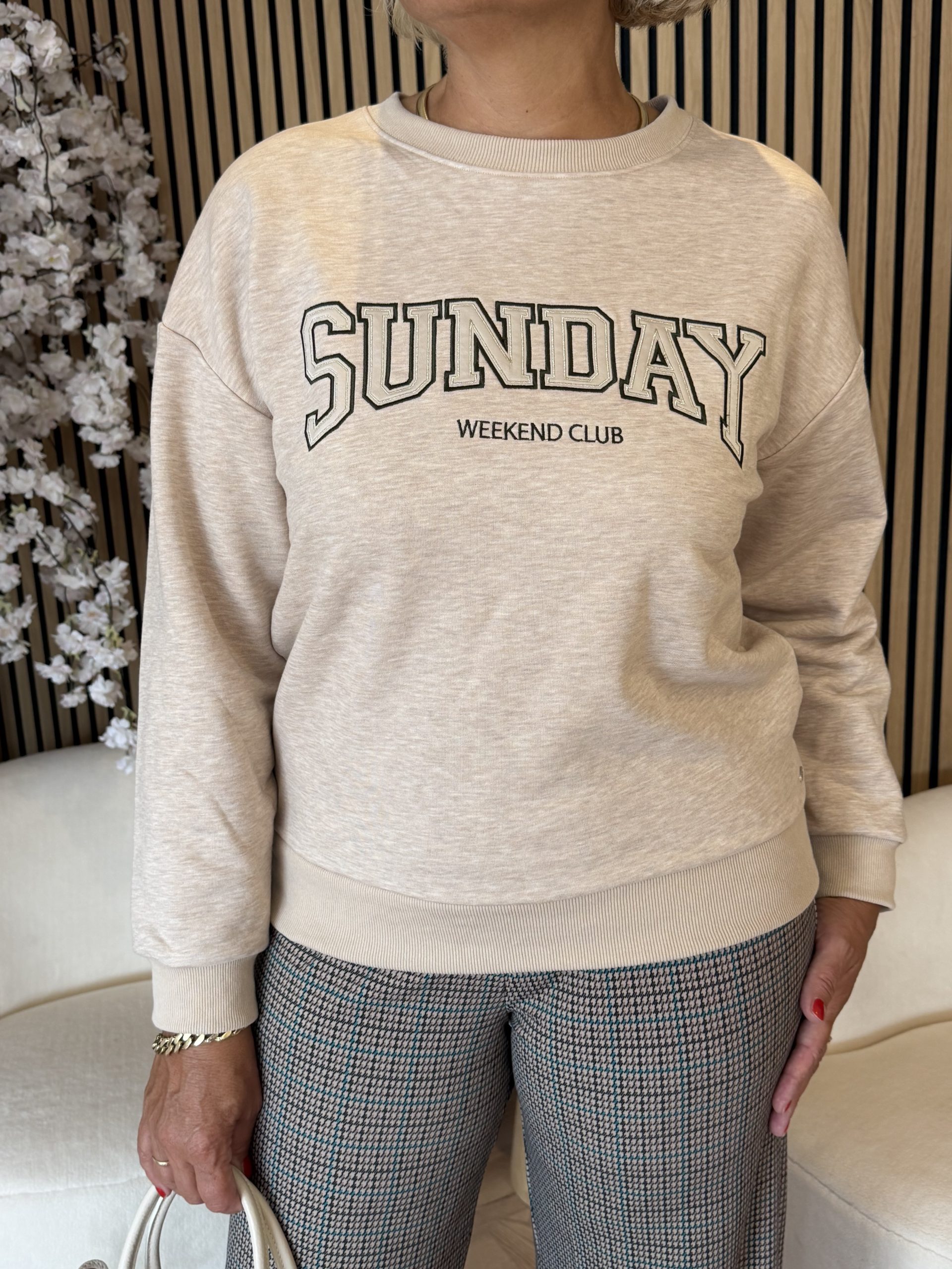 Lady Day – Sunday melange Sweater – Vanilla melange