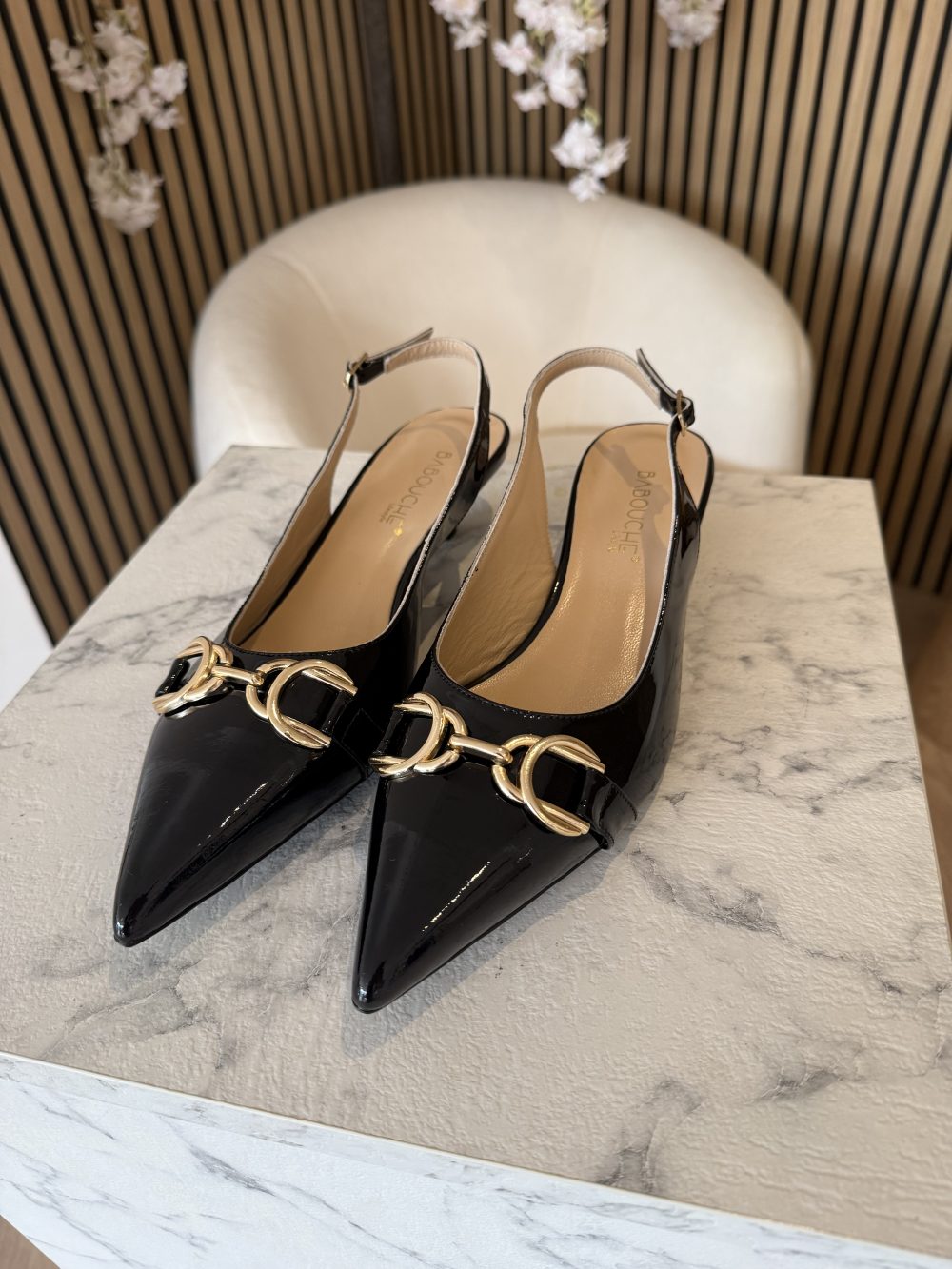 Babouche - Naja - Black