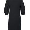 Triple Nine - Jurk 3/4 Mouw Met Kraag - Black