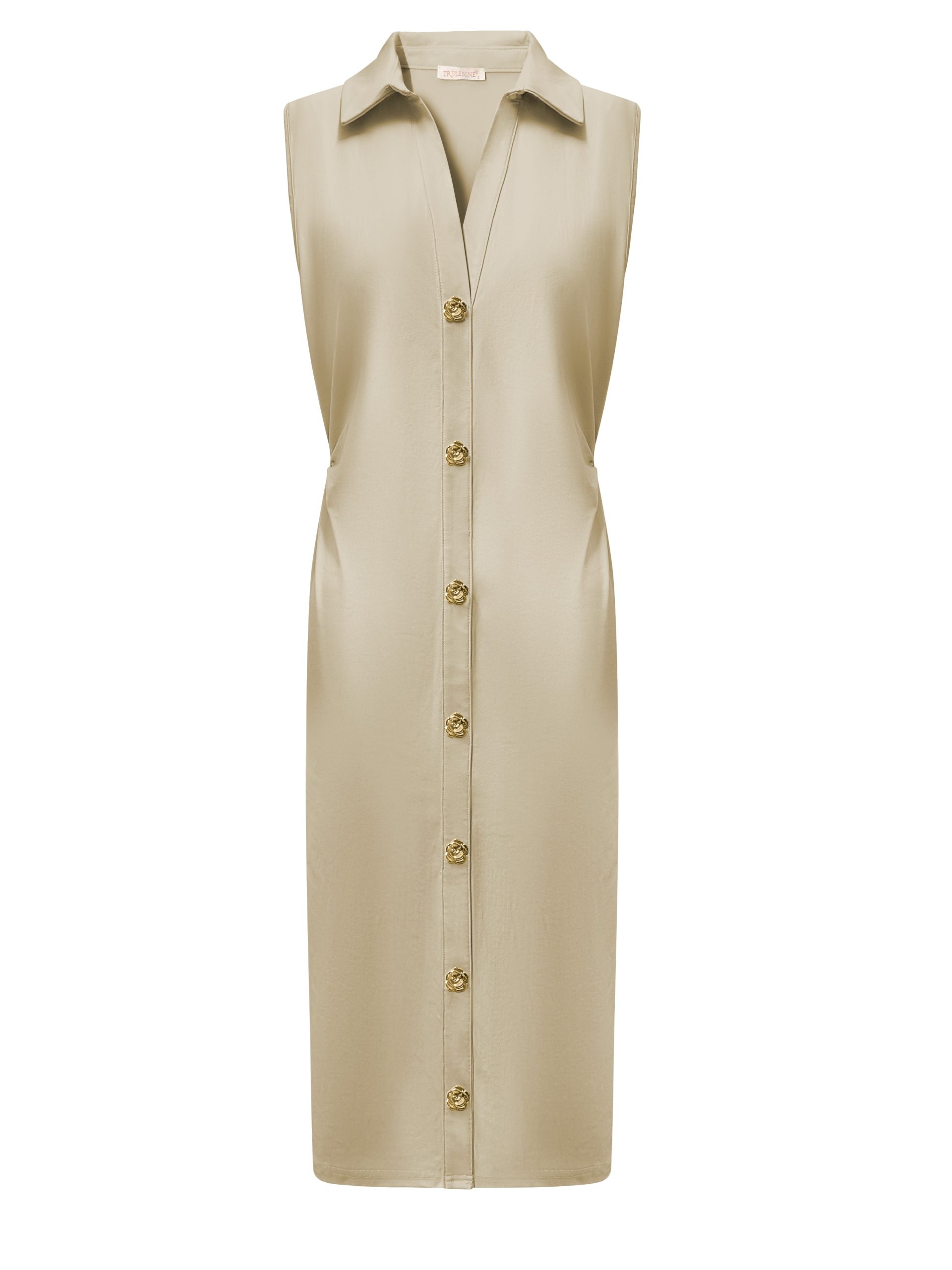 Triple Nine - Dress Long Cut Sleeves With Gold Buttons - Kit