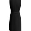 Triple Nine - Dress Cut Sleeves With Cross Zip - Black