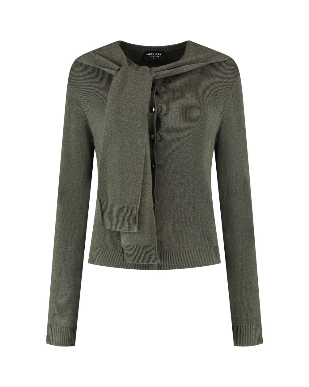 Lady Day - Jules Cardigan - Deep Forest Melange