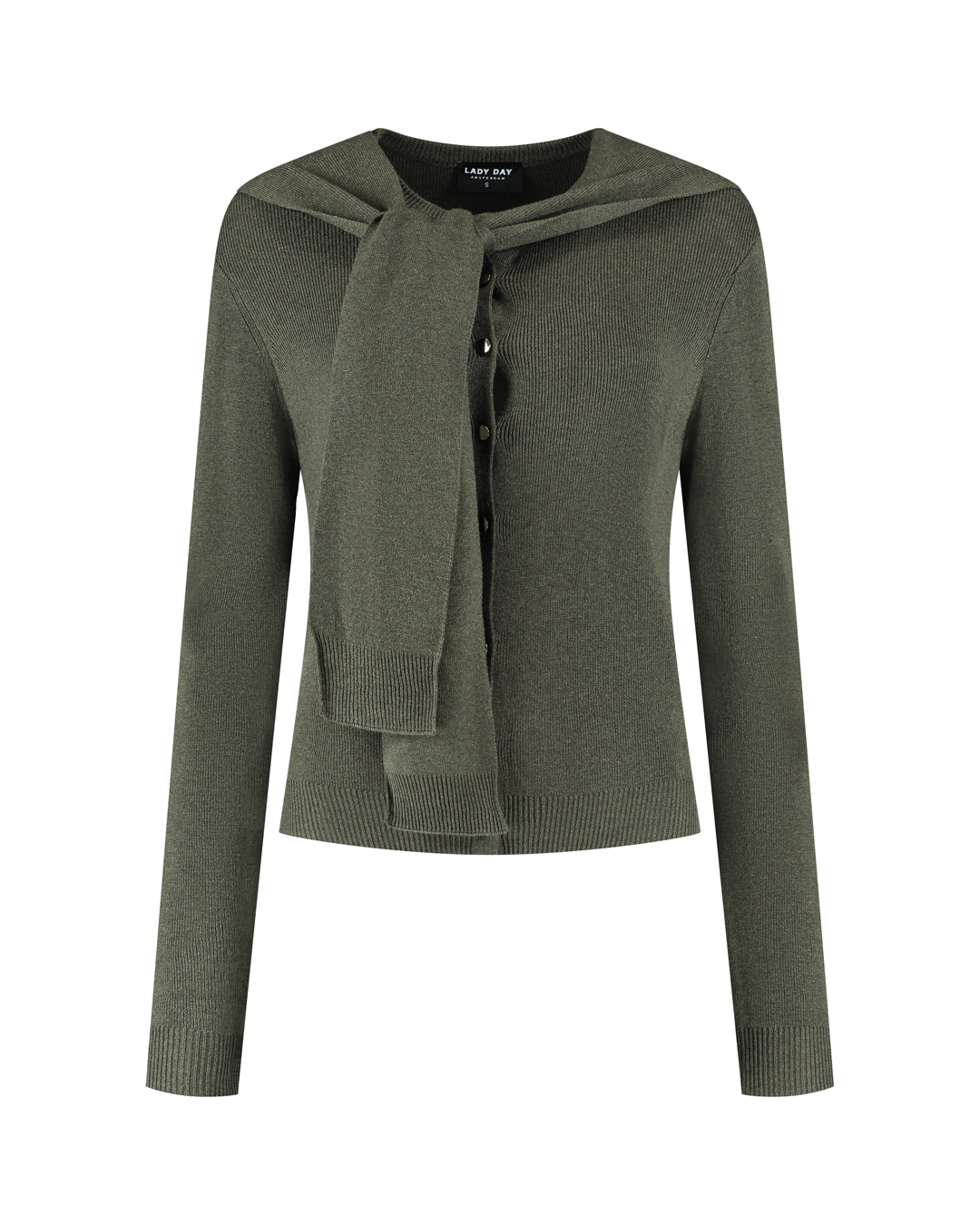 Lady Day - Jules Cardigan - Deep Forest Melange