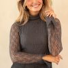 Kimara - Brodi Top - Grey Souk