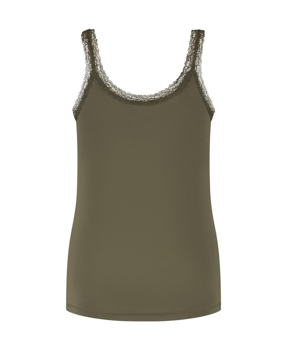 Lady Day - Lacy Travel Top - Deep Forest