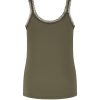 Lady Day - Lacy Travel Top - Deep Forest