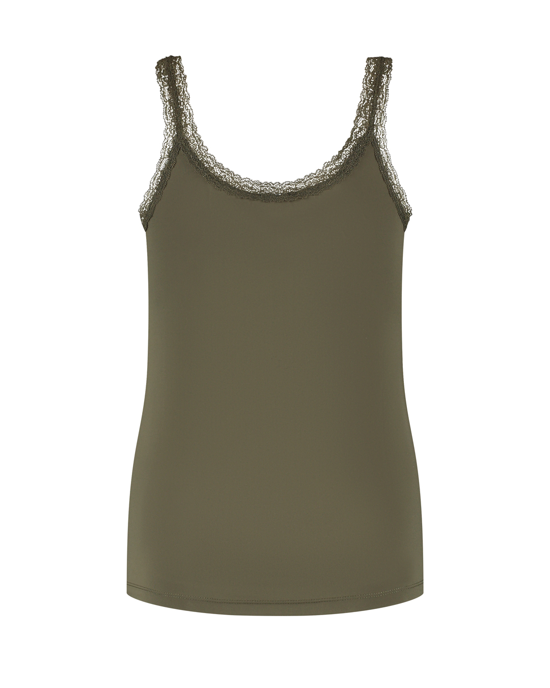 Lady Day - Lacy Travel Top - Deep Forest