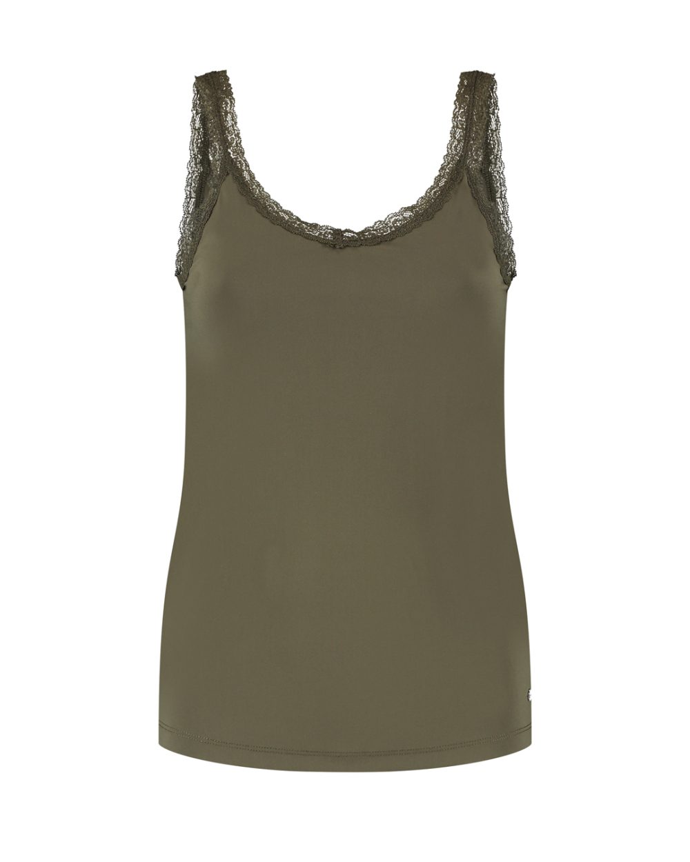 Lady Day - Lacy Travel Top - Deep Forest