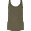 Lady Day - Lacy Travel Top - Deep Forest