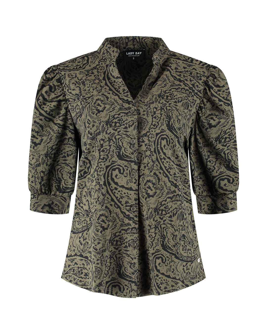 Lady Day - Lux Travel Blouse - Ley Print