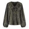 Lady Day - Marion Travel Blouse - Ley Print