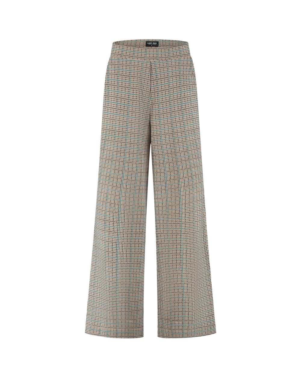 Lady Day - Mille Travel Trousers - Marin Check Print