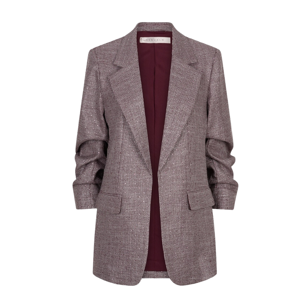 EsQualo - Blazer fancy strass - Merlot