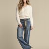 Red Button - Cardigan fuzzy - Cream