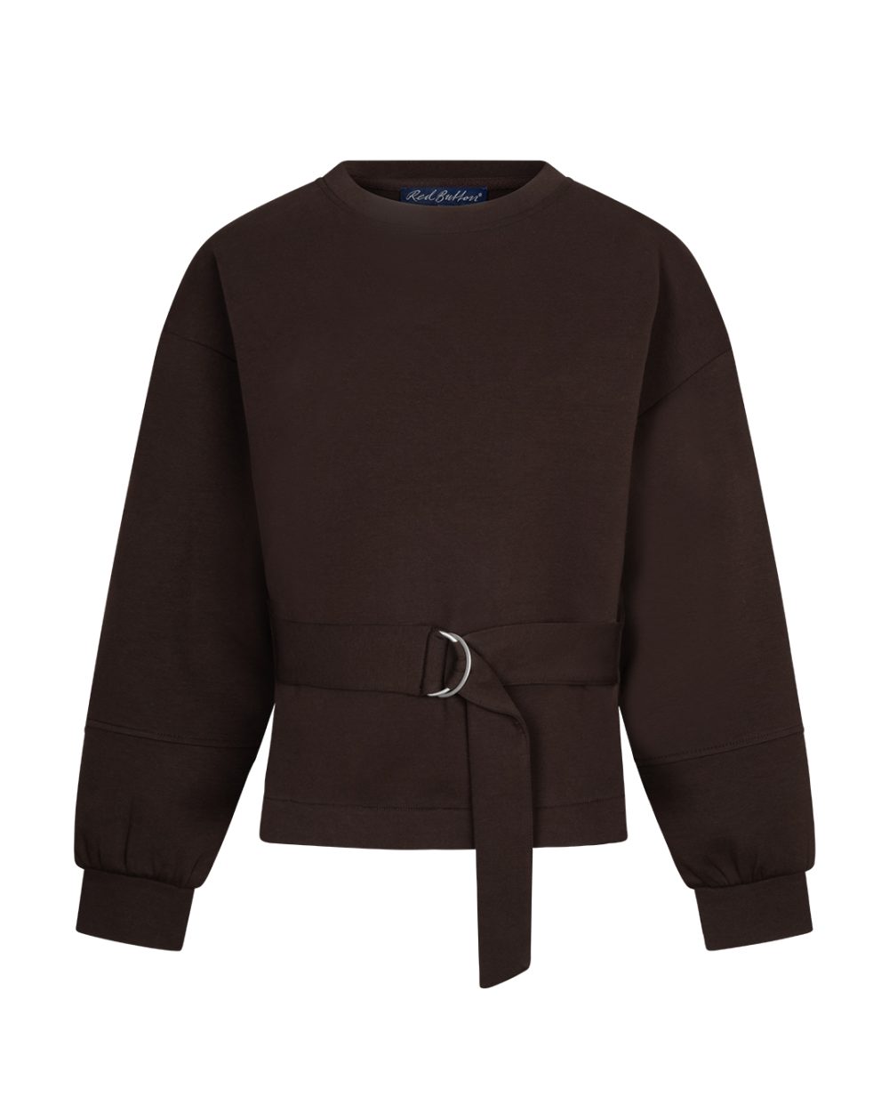Red Button - Shakira top & belt scuba - Espresso