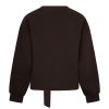 Red Button - Shakira top & belt scuba - Espresso