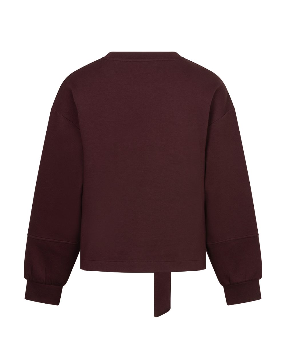 Red Button - Shakira top & belt scuba - Burgundy