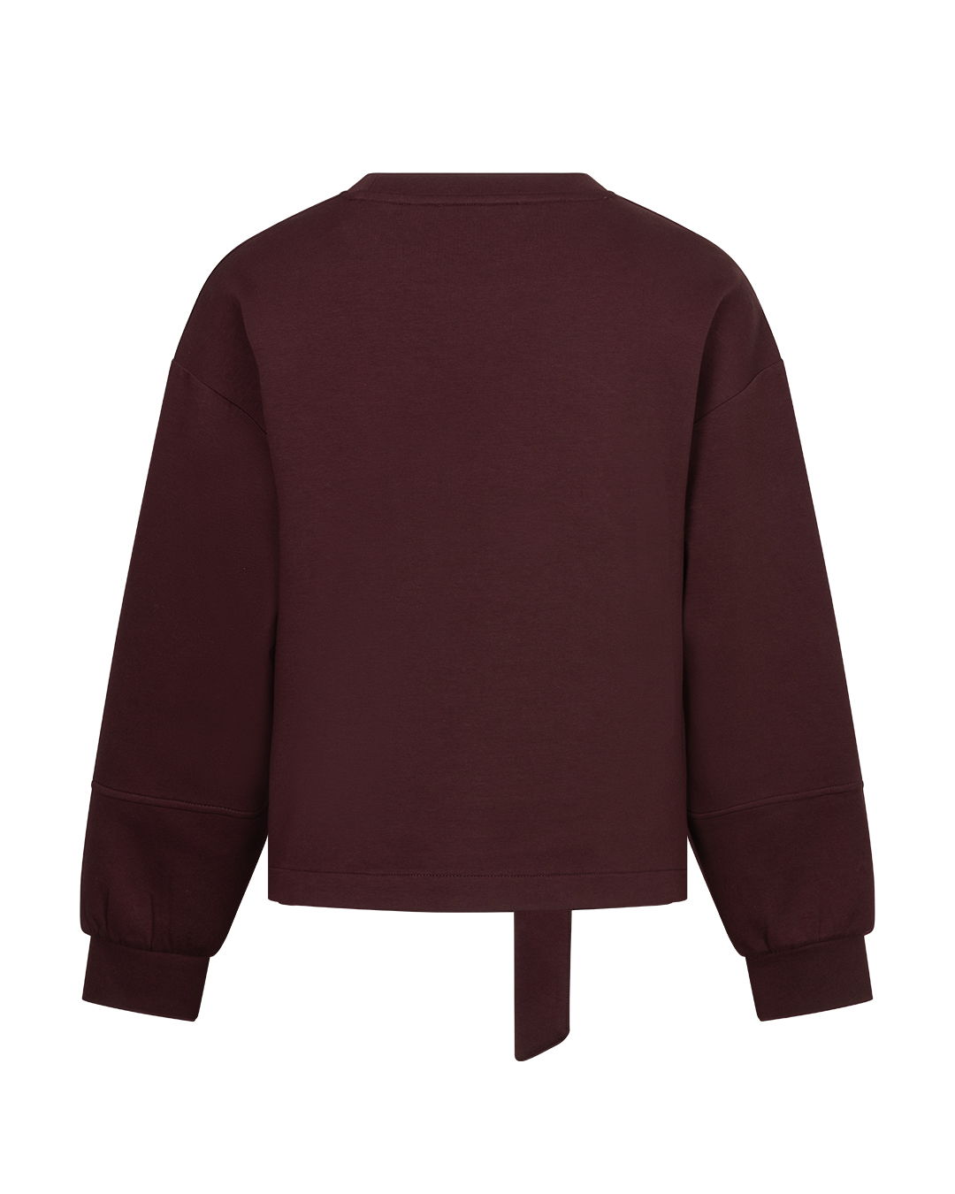 Red Button - Shakira top & belt scuba - Burgundy