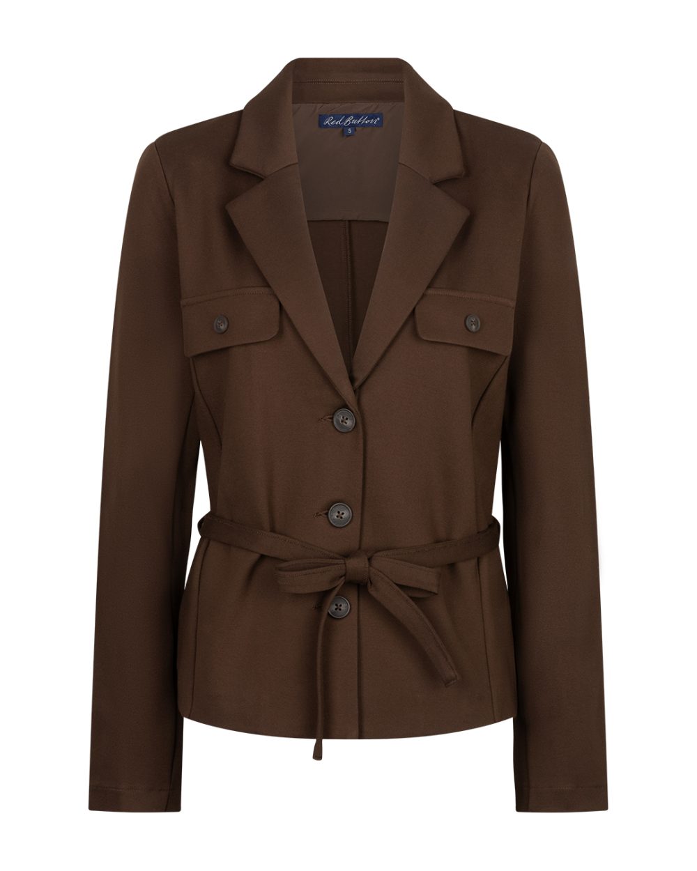 Red Button - Blazer & belt punta - Espresso