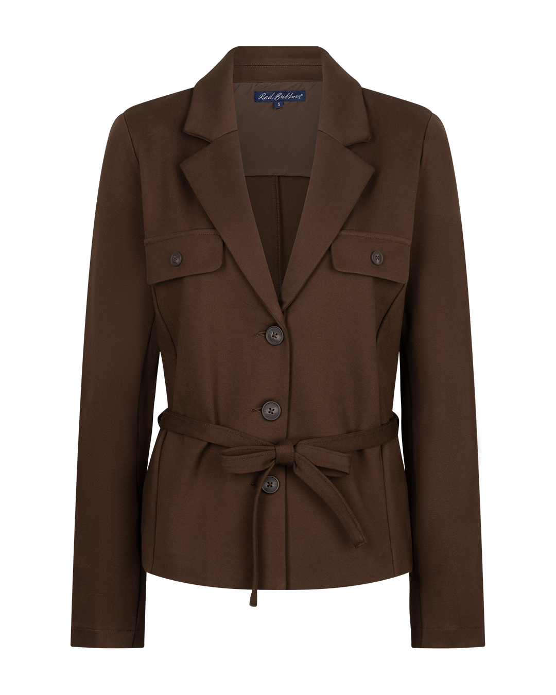 Red Button - Blazer & belt punta - Espresso