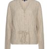 Red Button - Cardigan ajour sparkle - Lightsand