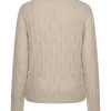 Red Button - Cardigan ajour sparkle - Lightsand