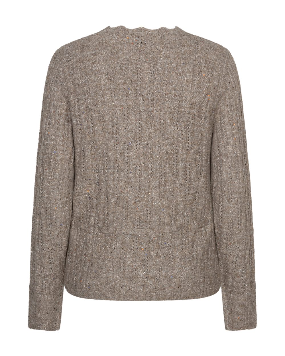 Red Button - Cardigan ajour sparkle - Truffle | Morgen in huis!